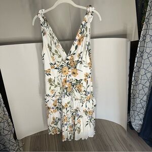 ILLA ILLA Floral Print Dress with Ruffle Detail